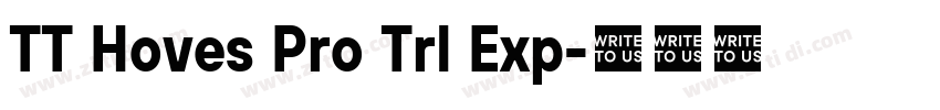 TT Hoves Pro Trl Exp字体转换 TT Hoves Pro Trl Exp字体转换